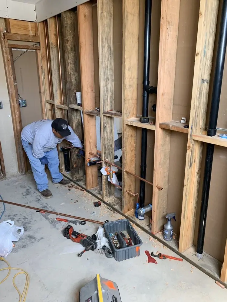 Commercial rough-in plumbing for Trenchless Sewer Repair in East Bend